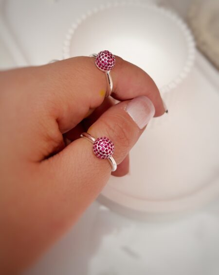 ANIP000119 ANILLO PLATA 925 CIRCONIA FUCCIA