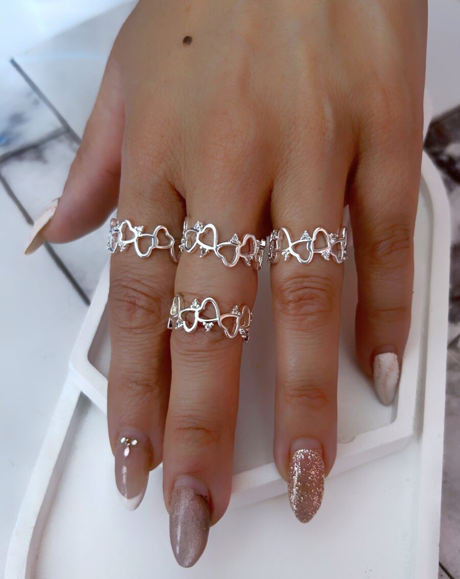 ANIP000152 ANILLO PLATA 900 CORAZONES CALADOS