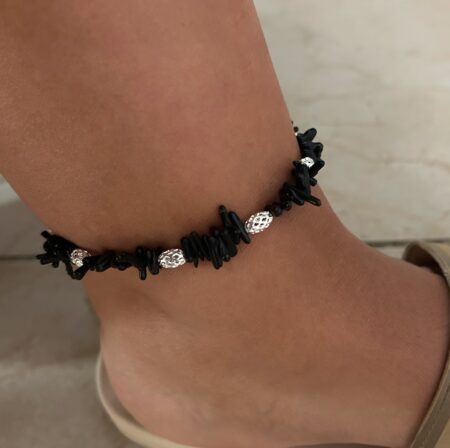 TOBI00027 TOBILLERA PL900 CORAL NEGRO