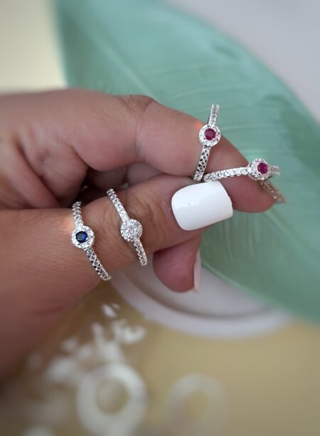ANIP000479 ANILLO CUBIC DDE COLOR