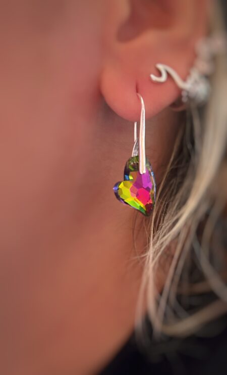 ABPL000737 AROS SIMIL SWAROVSKI MORADO VERDOSO