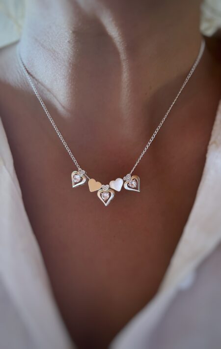 CONJPL000555 Gargantilla Corazones ♥️
