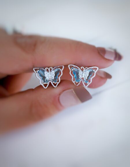 ABPL000545 AROS MARIPOSA CRISTAL CELESTE