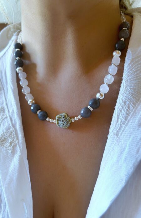 CONJPL000584 COLLAR AGATA GRIS
