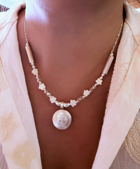 COLLAR RELICARIO TE AMO MA CONJPL000630