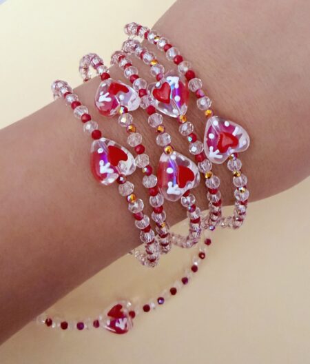 PULSE CORAZON MURANO CRISTALINO ROJO PUPL000717