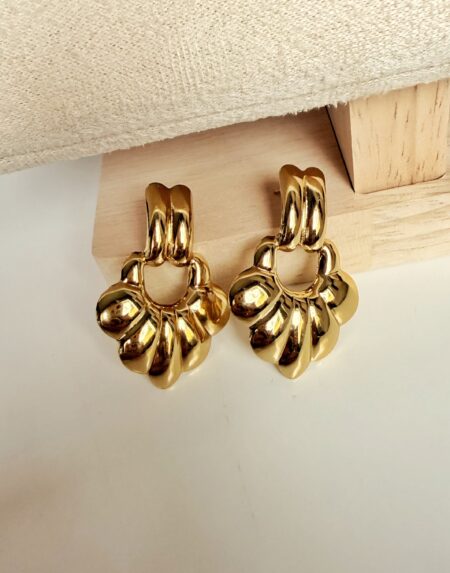 AROS COLGANTES ACERO DORADO GOLFI000147