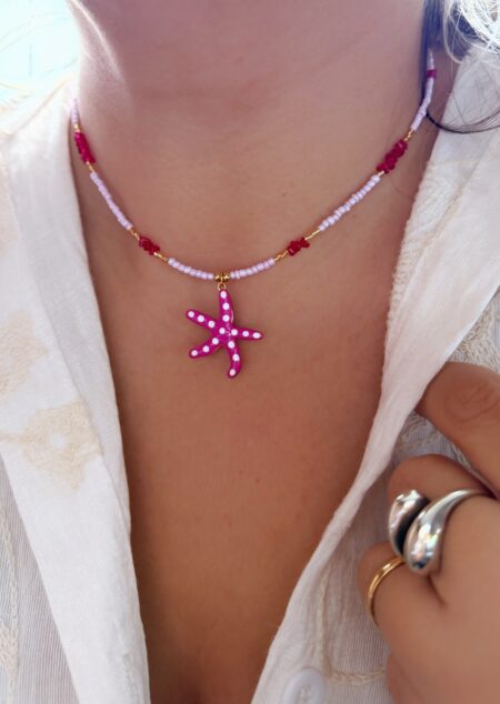 CoLLAR ESTRELLA FUCCIA GOLFI000153
