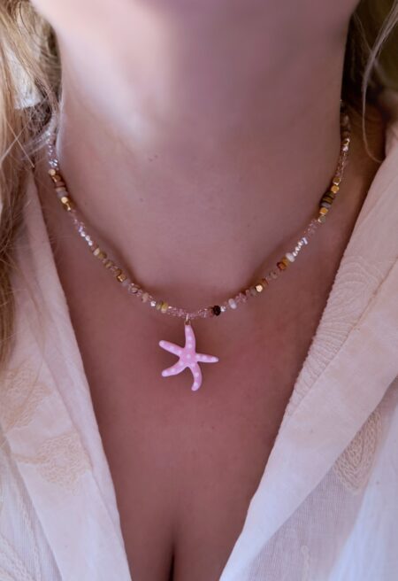 COLLAR PIEDRAS NATURALES Y CRISTAL CHECO CONJPL000685
